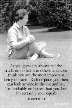 Harper Lee about being kind