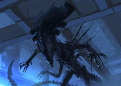 alien_queen___rip_giger_by_hideyoshi-d7i9tw4